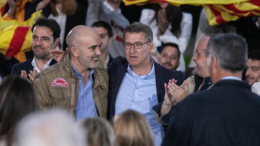 BARCELONA 18/05/2023 Política. Acto de Feijóo con Sirera en el Turó Park. FOTO de ZOWY VOETEN