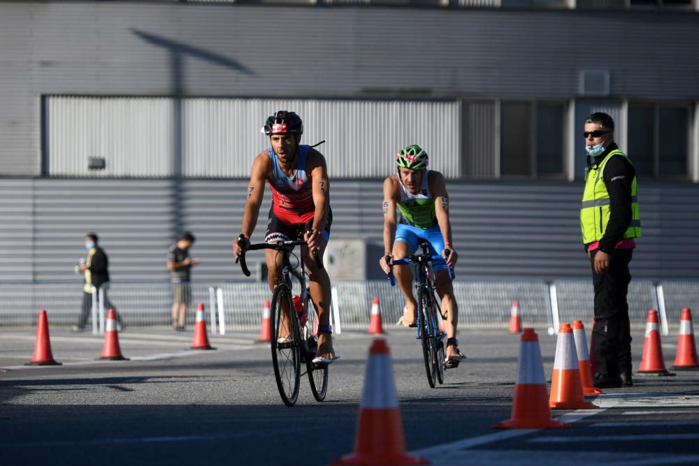 Los favoritos cumplen en el Campeonato de España de Triatlón Sprint en Pontevedra