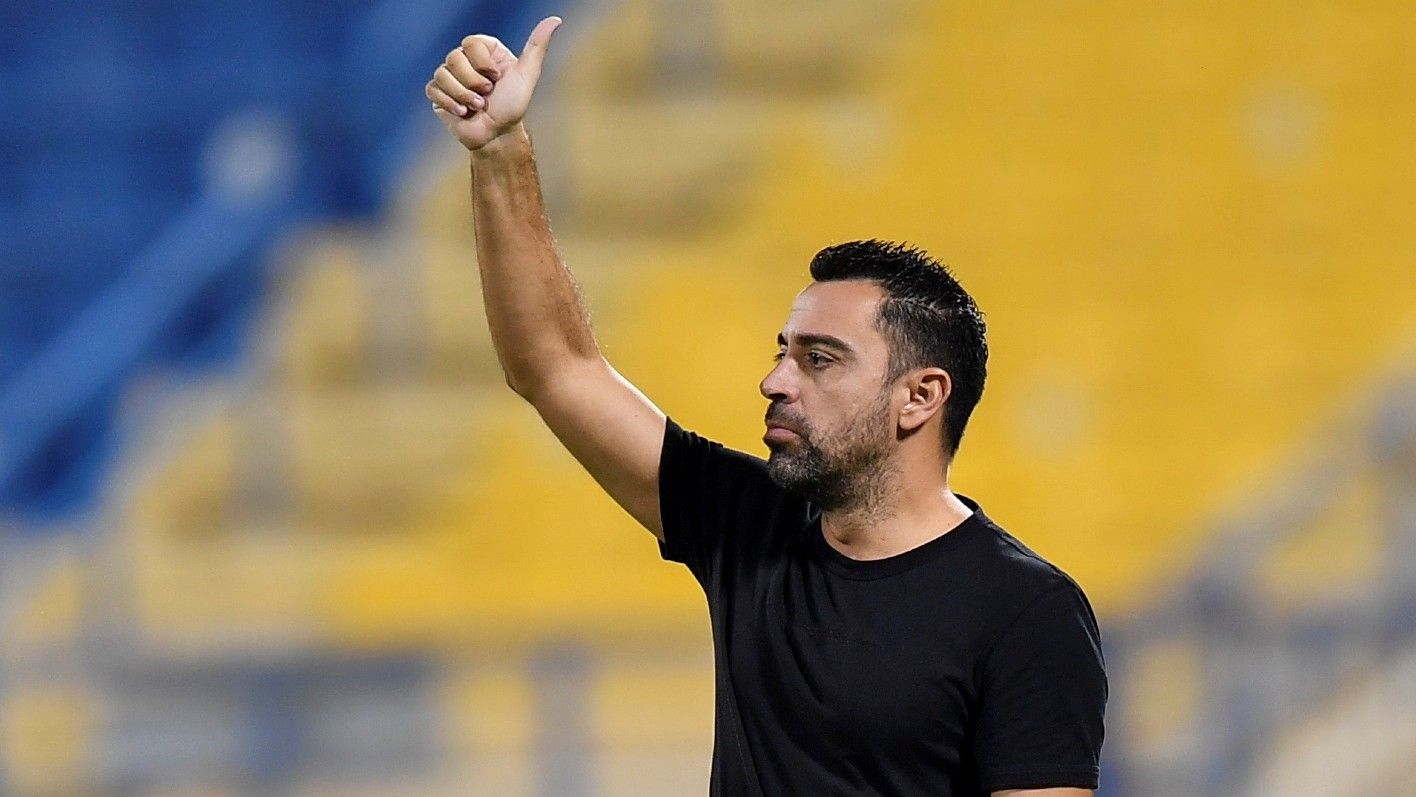Xavi Hernández, durante un partido de fútbol con Al Sadd, el equipo que entrena en Qatar, el pasado día 30.