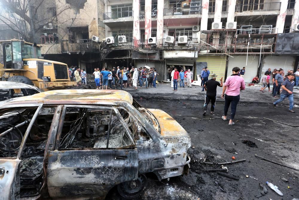 125 muertos y 250 heridos en un ataque con coche bomba en Bagdad