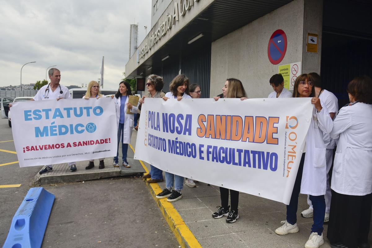 El conselleiro de Sanidade cifra en el 20% el seguimiento de la huelga de médicos convocada a nivel estatal contra el Estatuto Marco.