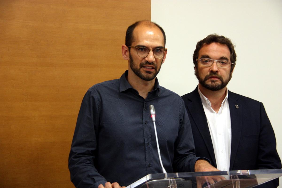 Maties Serracant, de Crida per Sabadell-CUP, rellevarà Juli Fernàndez, d’ERC, com a alcalde de Sabadell.