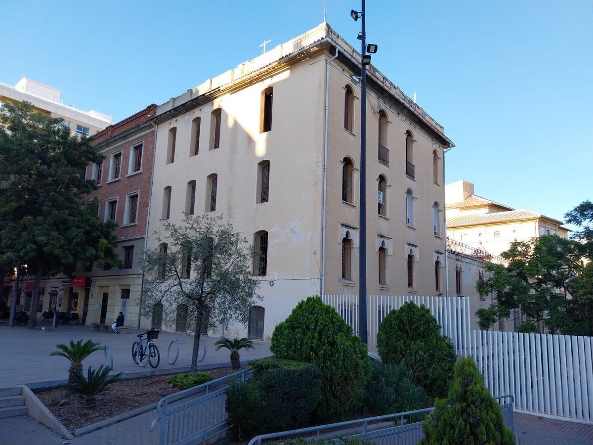 La manzana del Palau Ducal de Gandia en la que se aprecian las estancias que ocuparon los jesuitas.