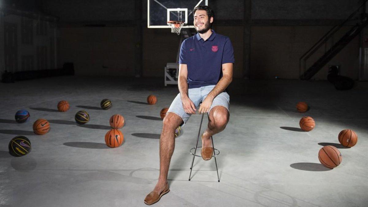 Àlex Abrines, durante la entrevista que ha concedido a 'Barça TV'