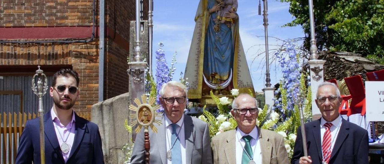 De izquierda a derecha: Sergio Castaño, Jesús María Lorenzo, Esteban Ferreira y Antolín Román. | Ch. S.