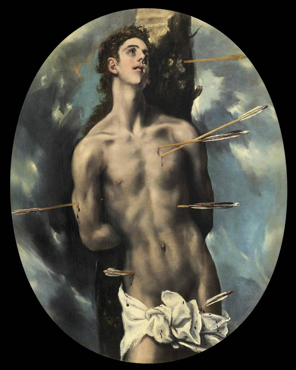 'San Sebastián', óleo sobre lienzo de El Greco, un cuadro retirado de la subasta de Christie's de Nueva York en febrero de 2025.