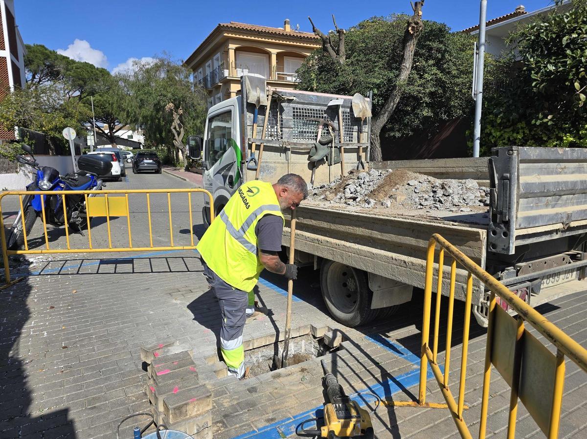 Els treballs que es porten a terme a Calonge i Sant Antoni.