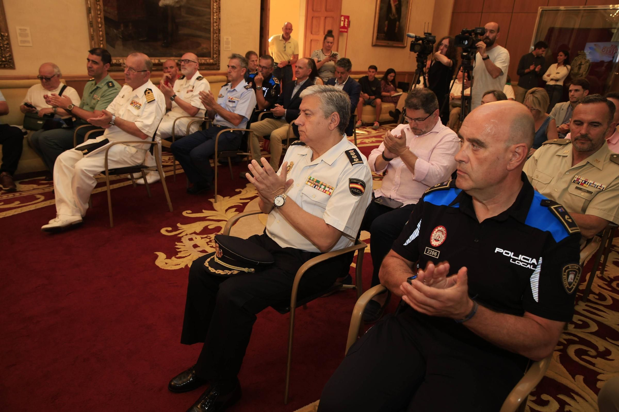 La presentación del Festival Aéreo de Gijón, en imágenes