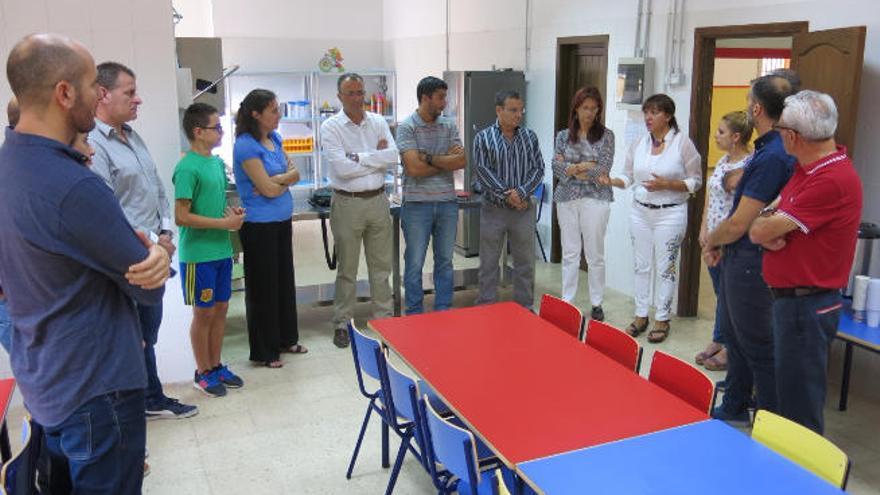 Sólo un colegio de los 17 de Santa Lucía sigue sin comedor