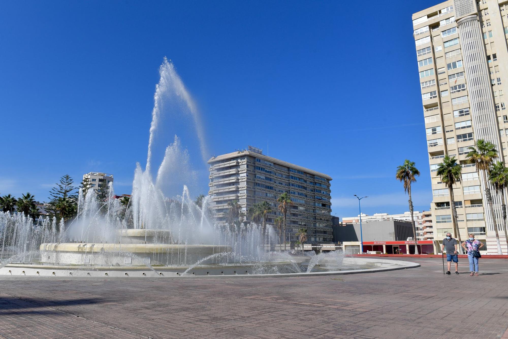 La Fuente Luminosa vuelve a funcionar