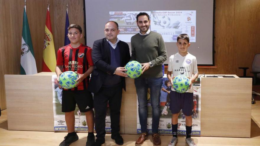 Presentación, ayer, del evento deportivo.