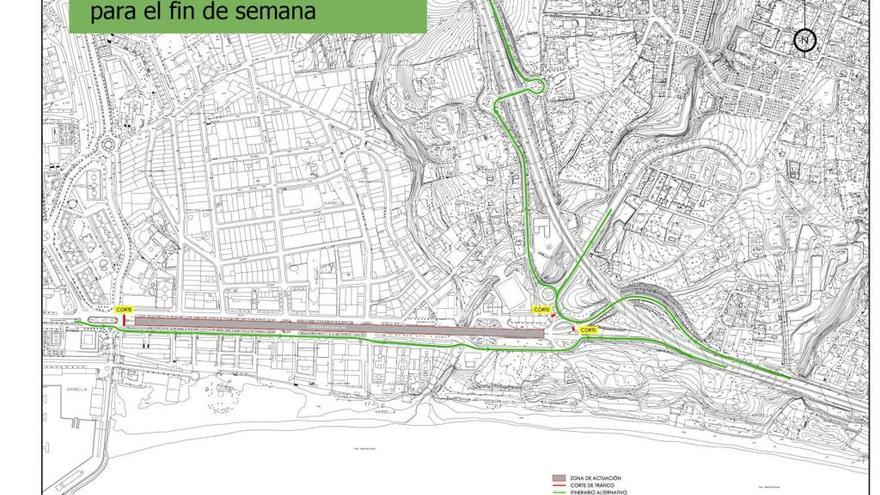 La avenida Príncipe Salman se corta al tráfico desde el sábado por obras de asfaltado