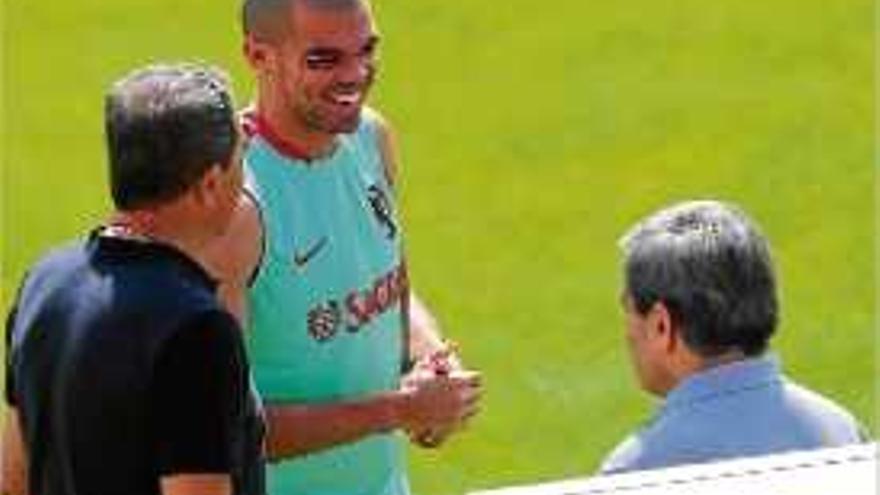 Pepe continua sent dubte per a la final