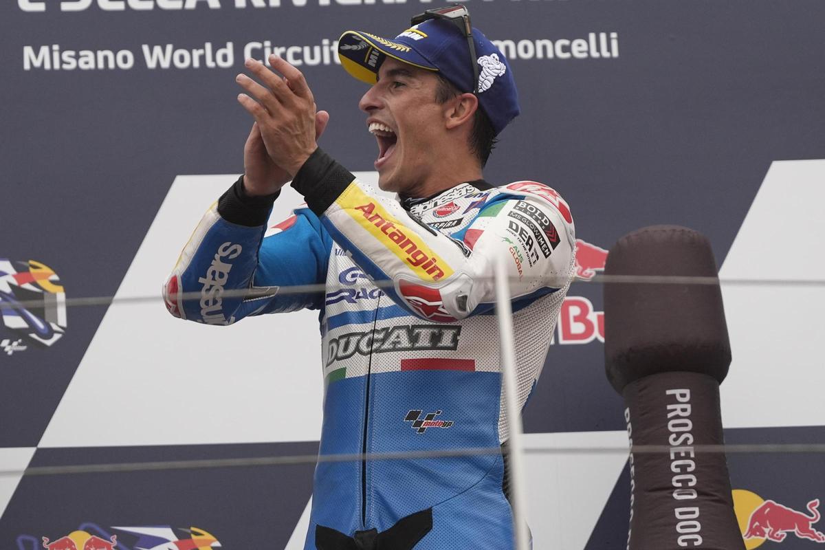 La carrera del GP de San Marino de MotoGP.