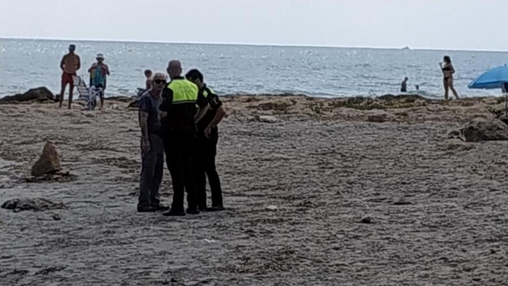 Aparece un cadáver en el litoral entre Elche y Santa Pola