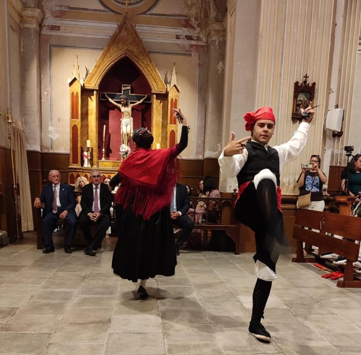 Los actos religiosos tuvieron un lugar destacado.