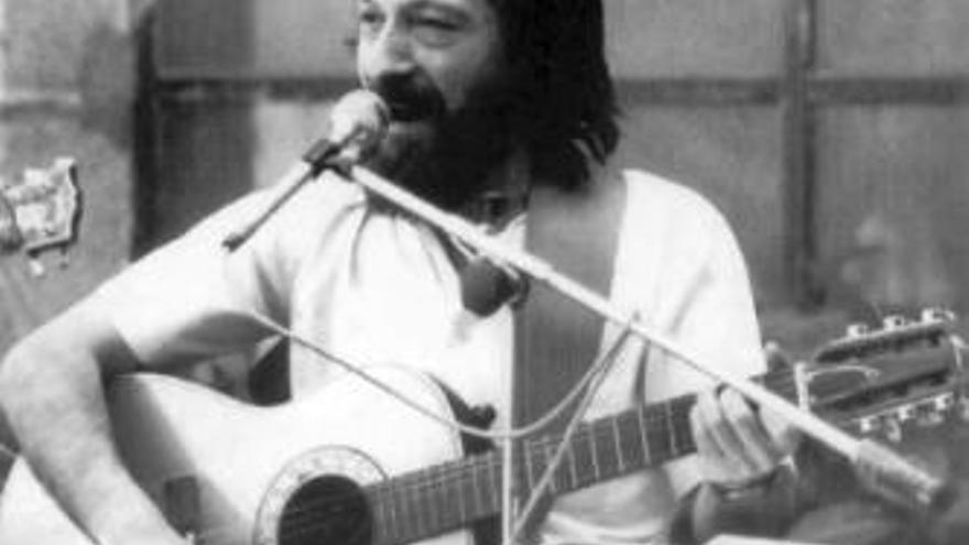 O cantautor Suso Vaamonde (Ponteareas, 1950-Vigo, 2000).