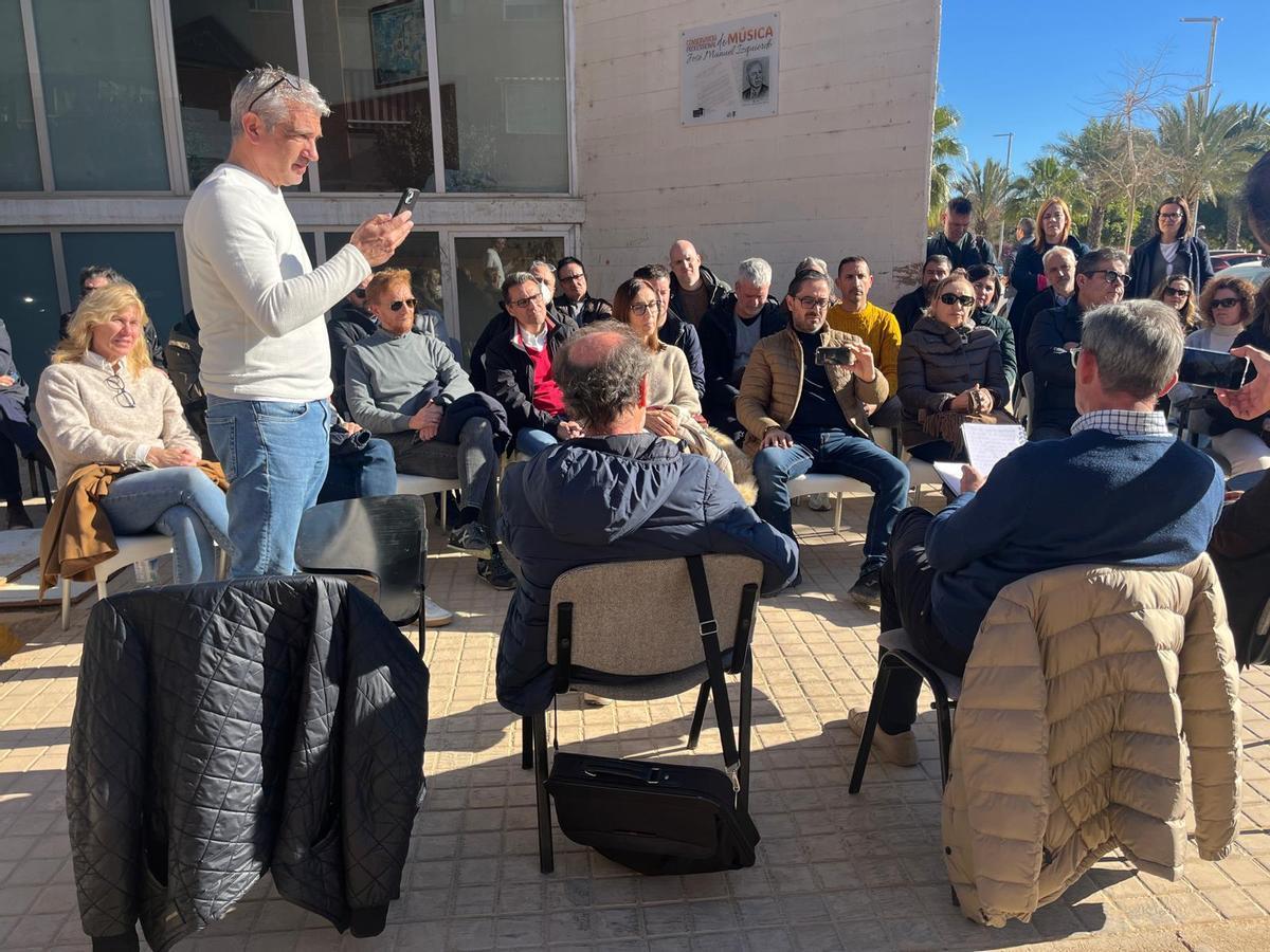 Los profesores del conservatorio de Catarroja.
