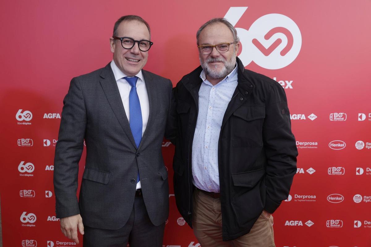 Victor Trillo, director general de Liberdúplex y Salvador Casals (Tarsus)