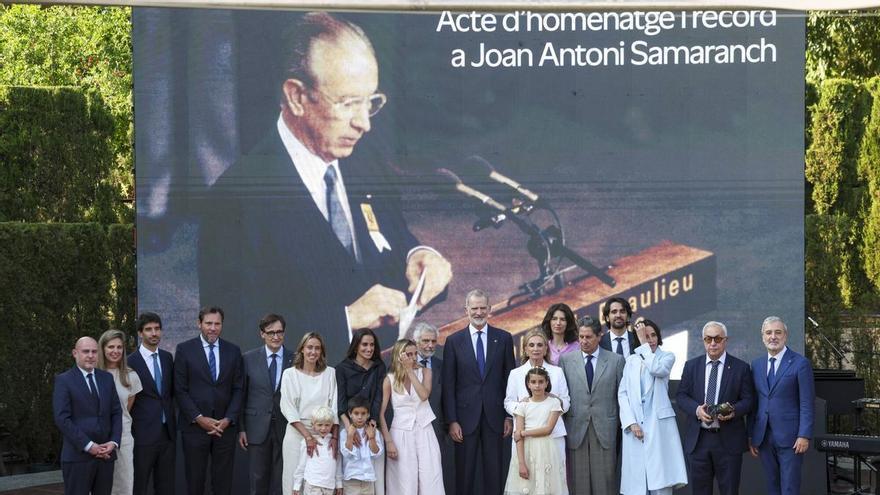 Barcelona homenajea a Samaranch: 