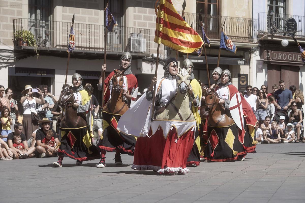 La imatgeria ha generat una gran expectació durant el diumenge de Festa Major de Manresa