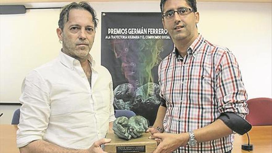 El cooperante Javier Martín, premio Germán Ferrero