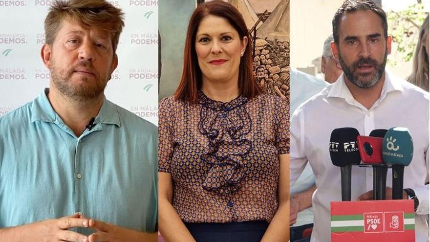 De izquierda a derecha, Nico Sguiglia, Noelia Losada y Daniel Pérez.