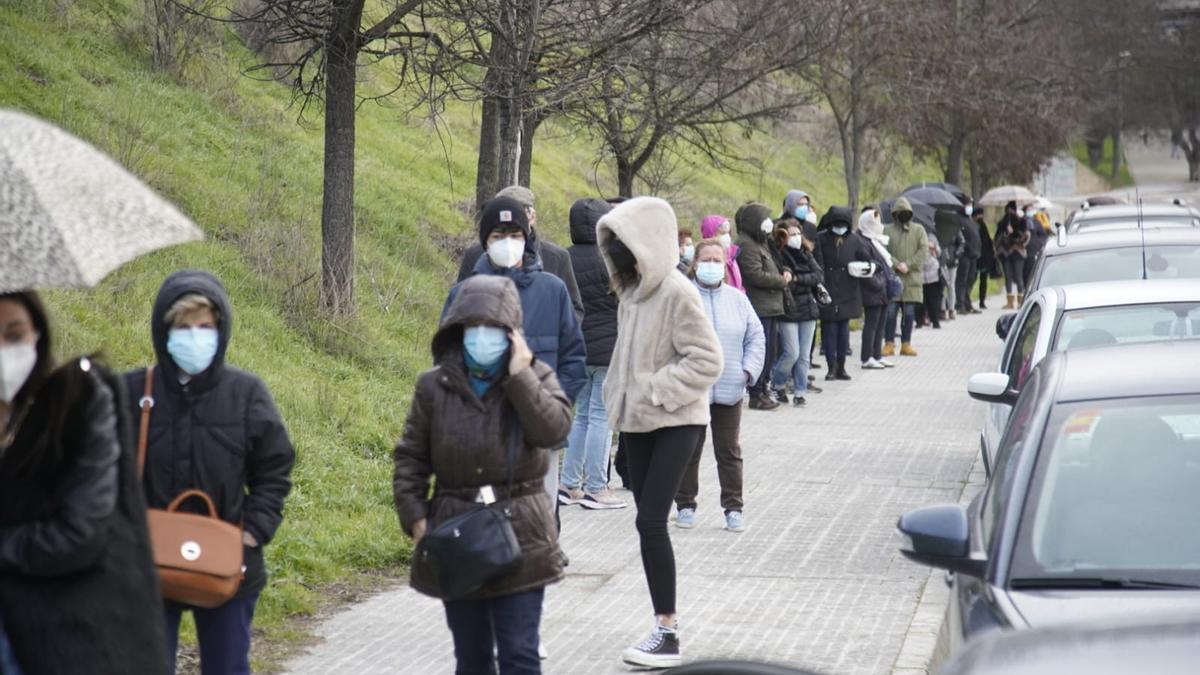 Cribado masivo con test de antígenos en la Ciudad Deportiva