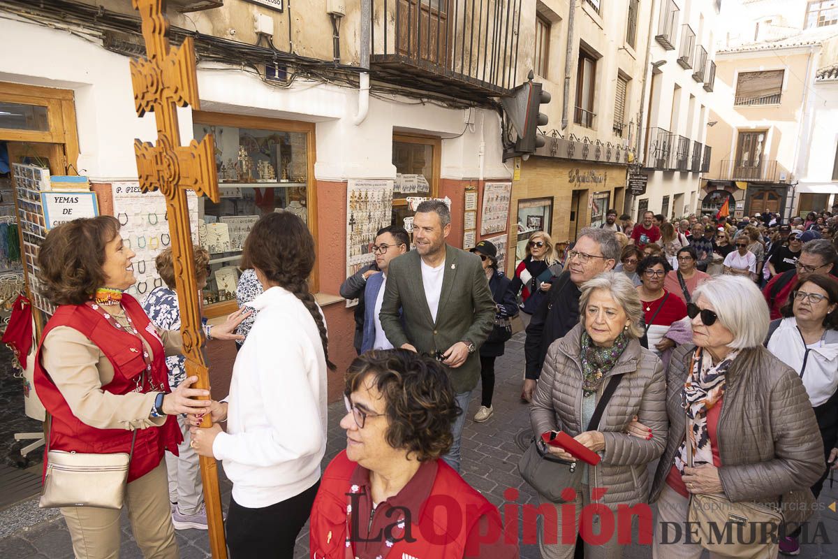 La vicaría de Cartagena, la UCAM, junto a asociaciones y peregrinos de toda España se ponen a los pies de la Vera Cruz