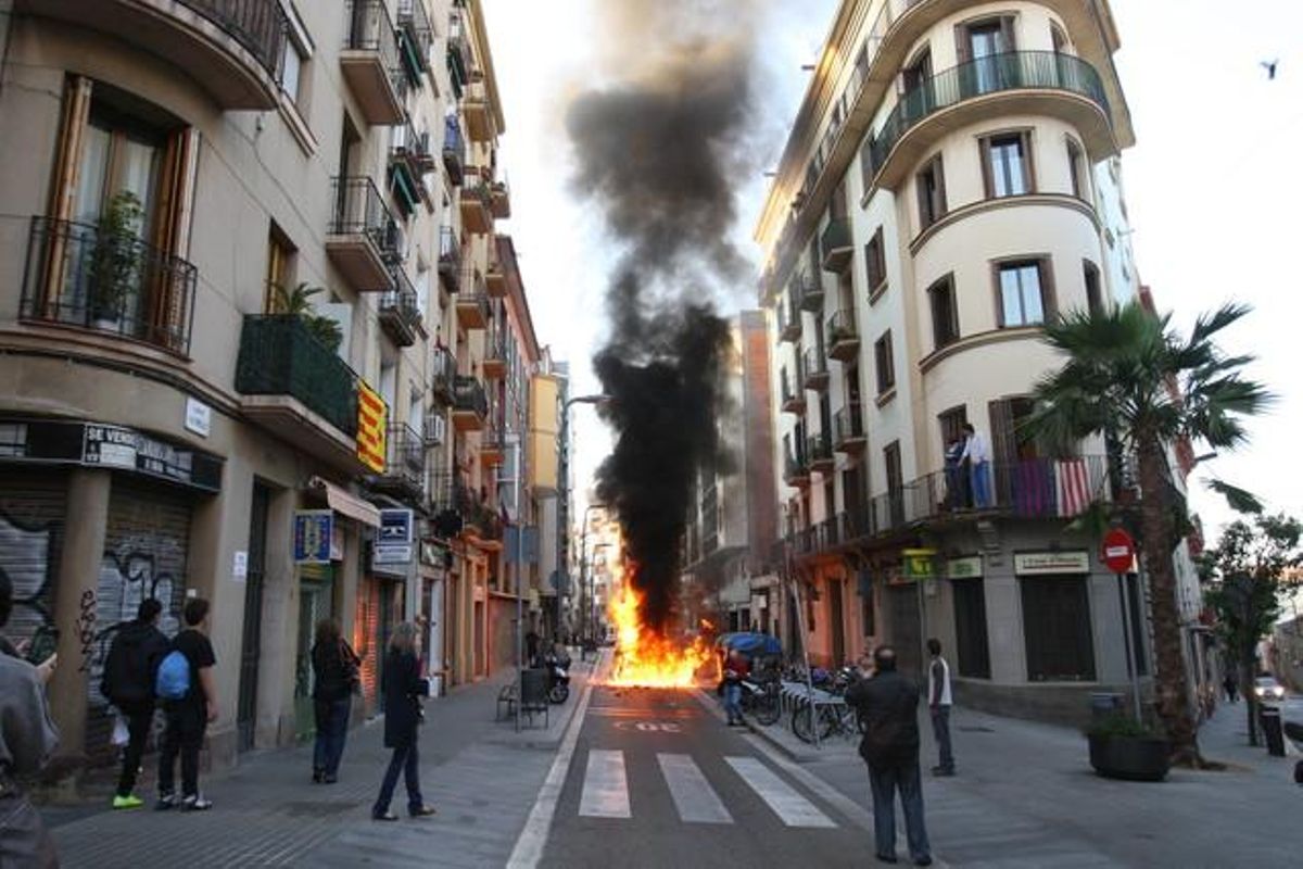 Los incidentes del 29-M, vistos por Ricard Cugat.