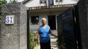 La vecina de Santo Tomé de Nogueira en la vivienda que pueda perder.