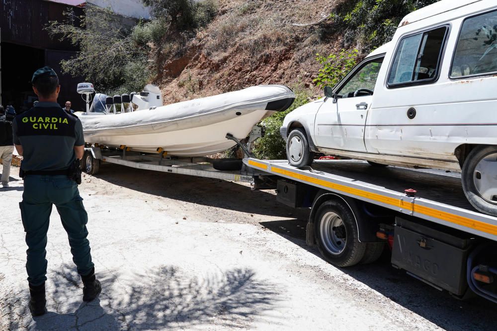 Operación de la Guardia Civil contra el blanqueo de dinero del narcotráfico en Málaga y Ceuta.