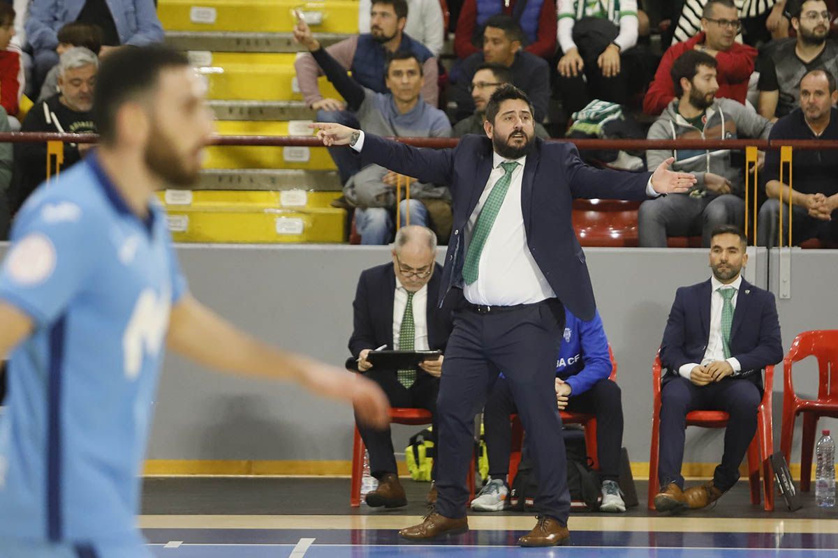 Josan González, en el partido del Córdoba Futsal ante el Movistar Inter en Vista Alegre.