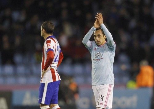 Imágenes del partido entre Celta y Atlético