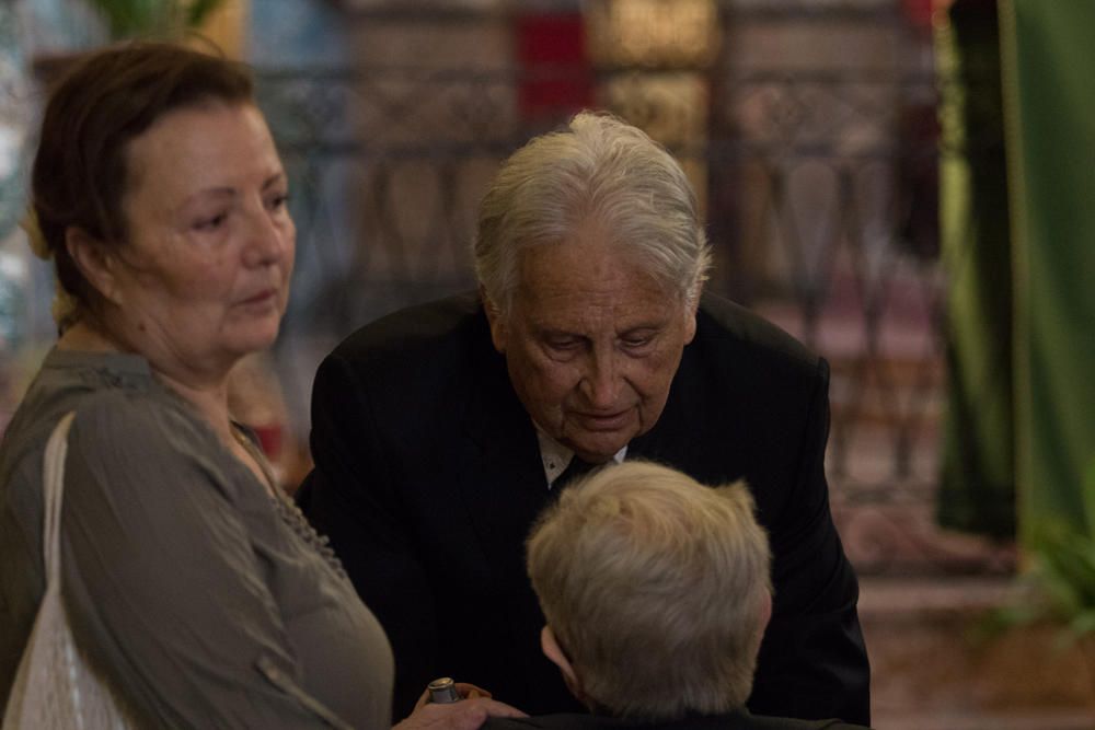 Funeral de Mariano Llobet en la Iglesia de Santo Domingo.