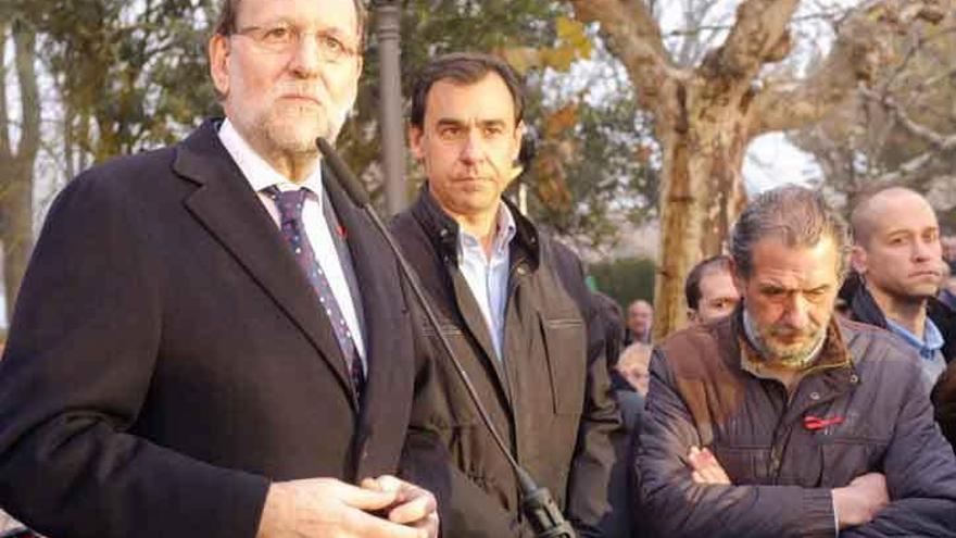 Mariano Rajoy, Fernando Martínez Maíllo y Juan Dúo.