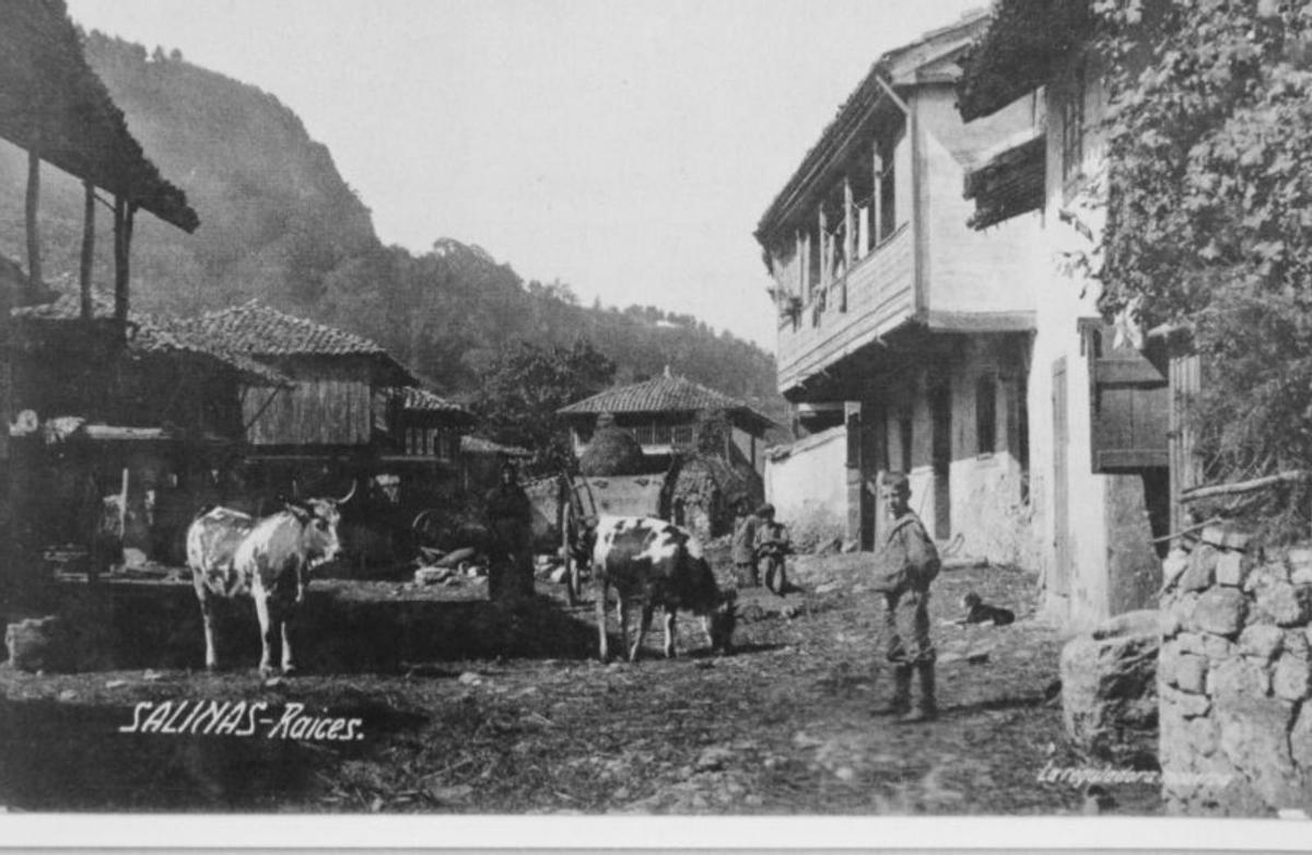 Un viaje al Castrillón del pasado en postales