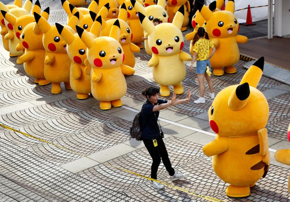 Més de mil Pikachus desfilen pels carrers de Yokohama