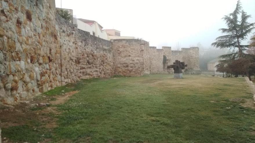 Muralla de Zamora este jueves.