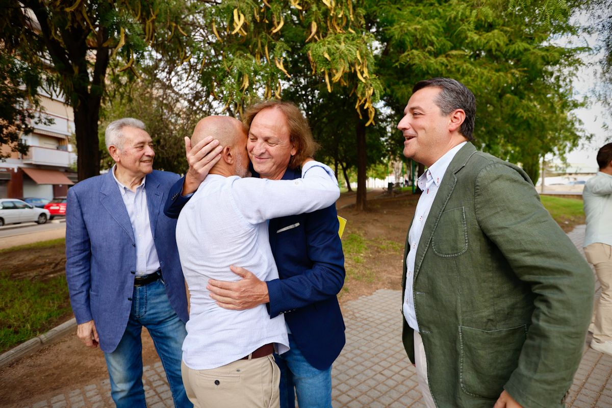Inauguración de la Glorieta Juan García Díaz 'Juanín'