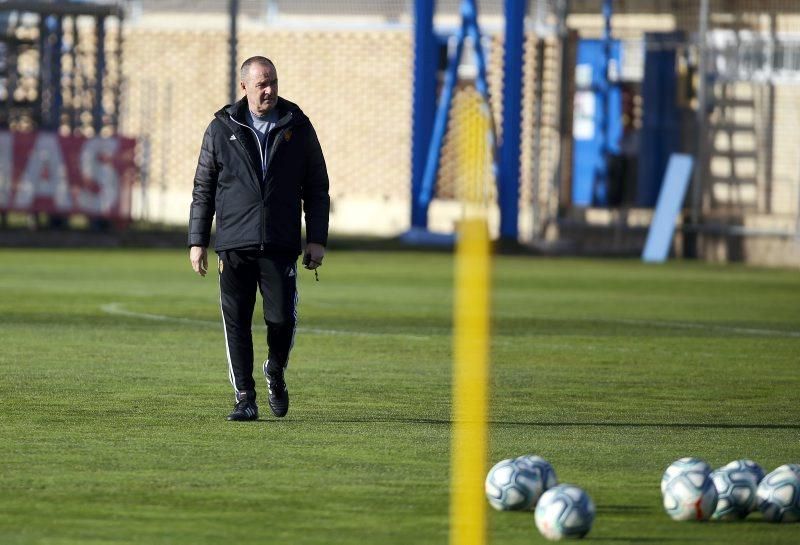 Entrenamiento del Real Zaragoza el 30 de enero