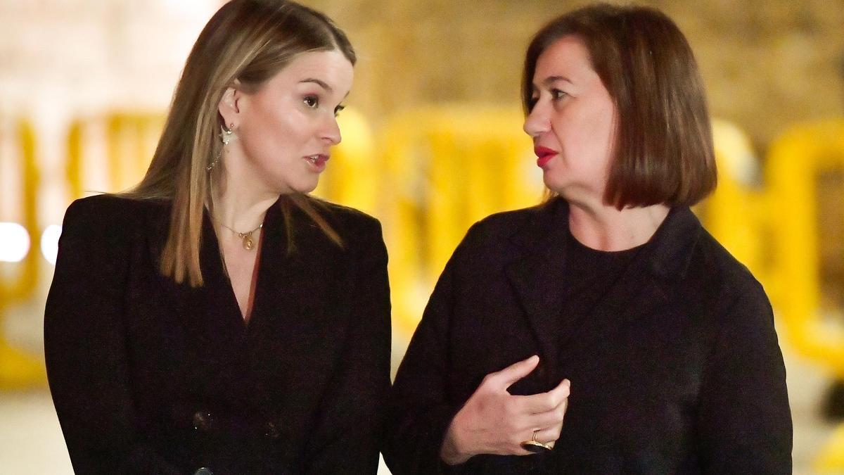 Marga Prohens y Francina Armengol.