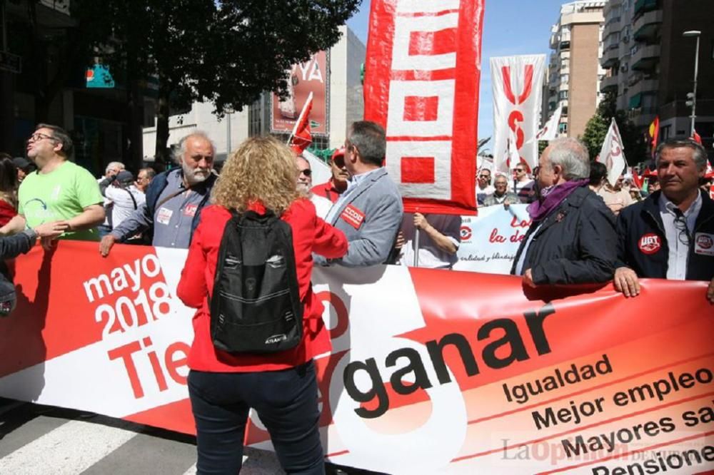 Manifestación del 1 de mayo en Murcia