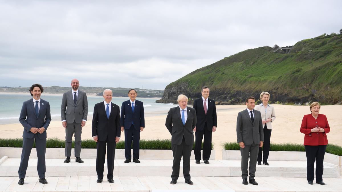 Los líderes del G7.