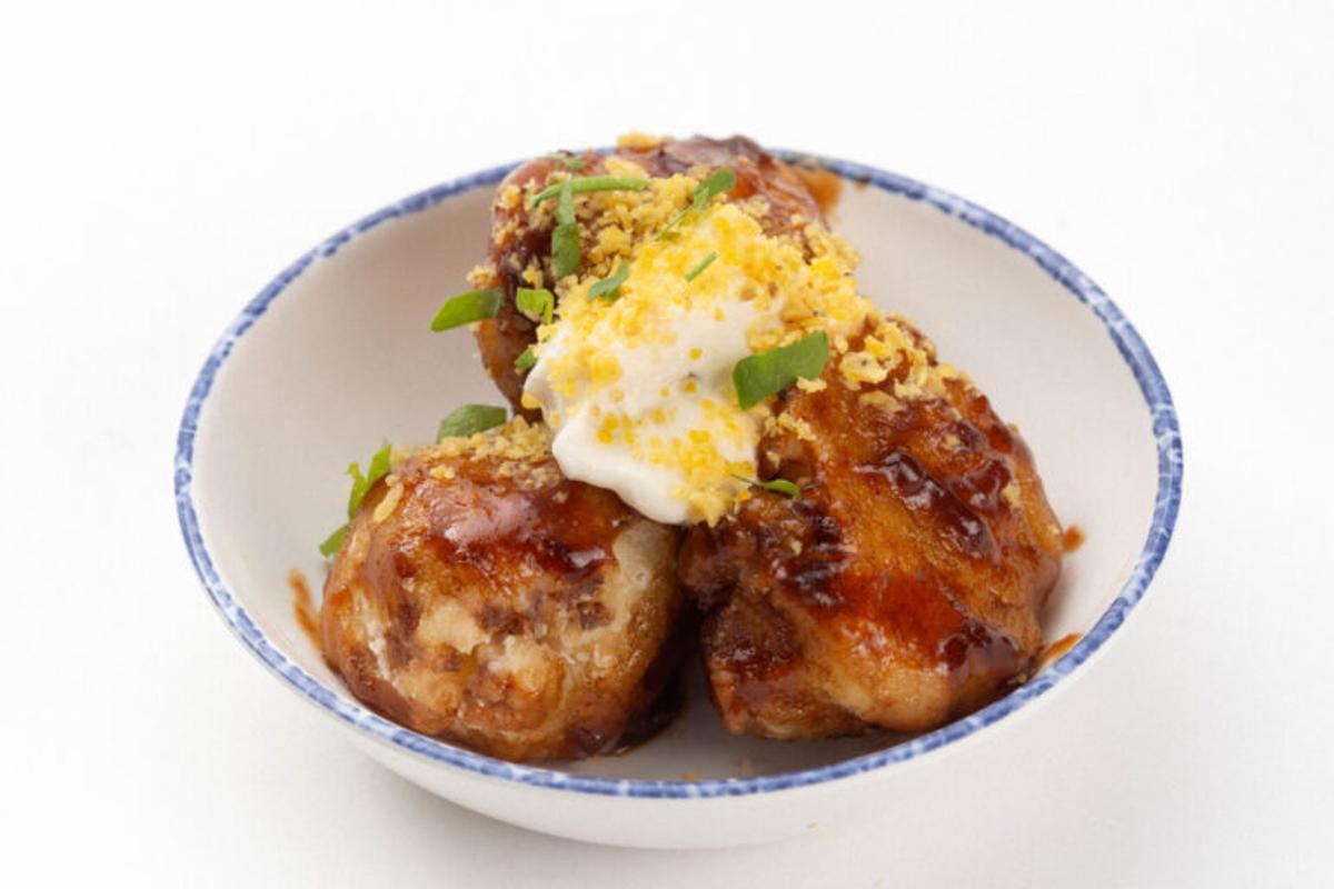 Coliflor crocante á barbacoa