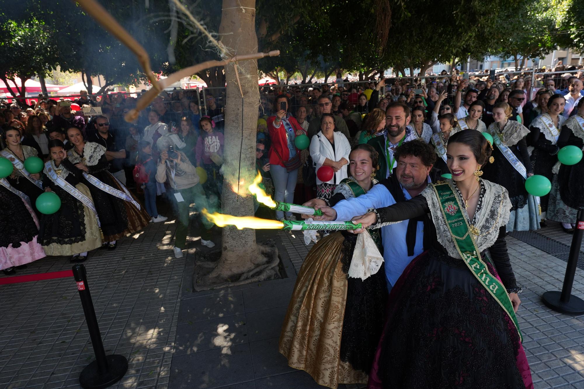 Así ha sido la última mascletà de la Magdalena en imágenes