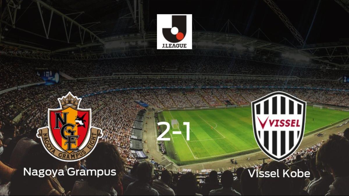Victoria 2-1 del Nagoya Grampus ante el Vissel Kobe