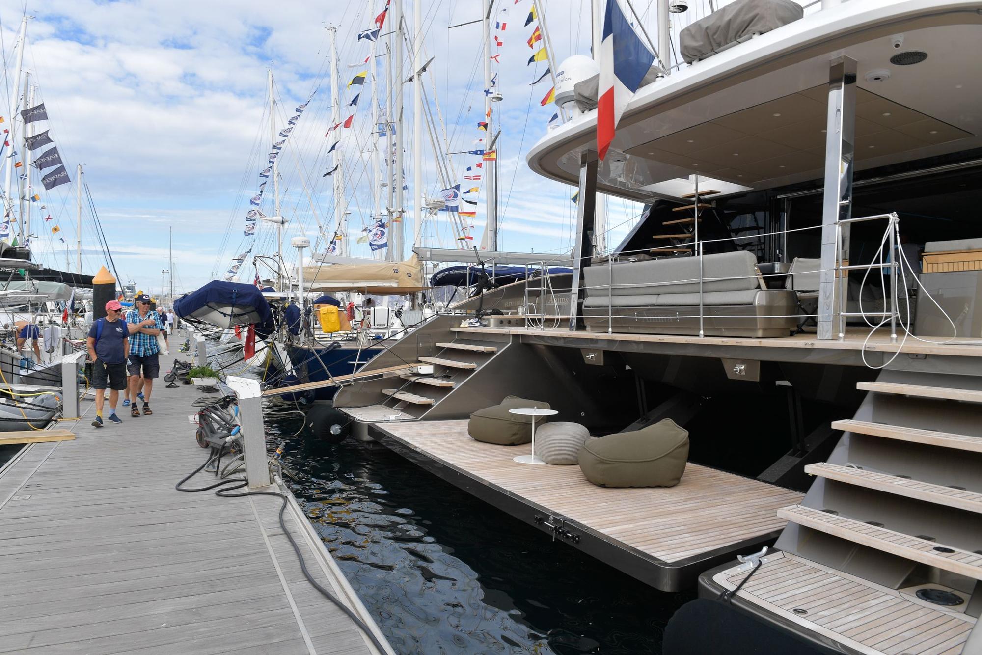 Participantes en la regata ARC, en el Muelle Deportivo de Las Palmas de Gran Canaria