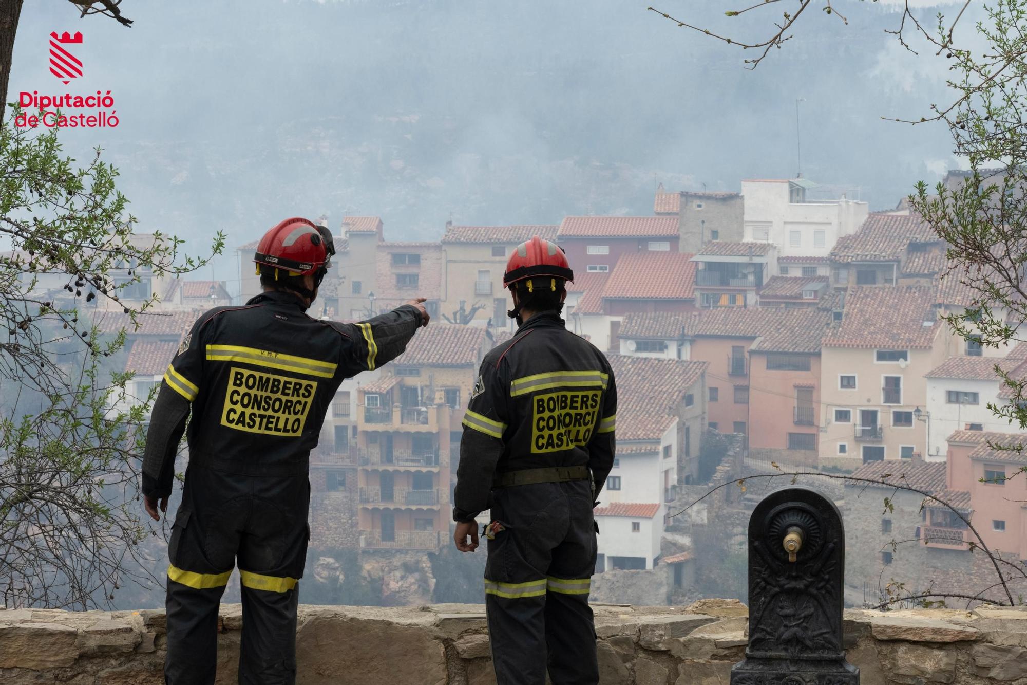 Imágenes actualizadas del incendio del Alto Mijares