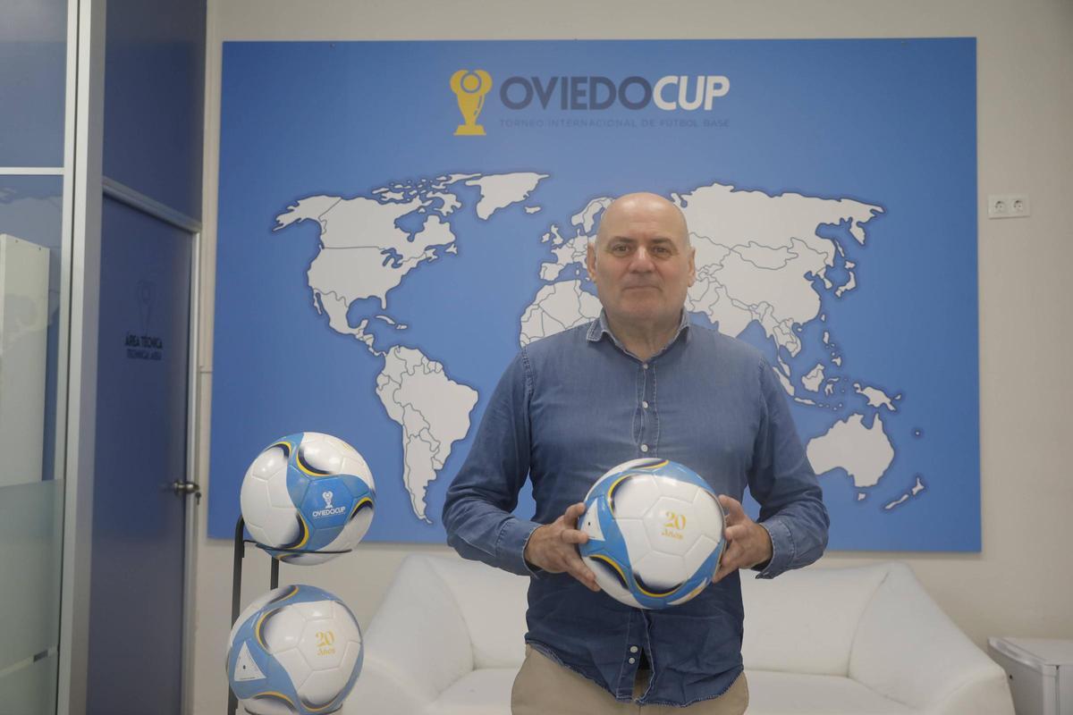 Nacho Canal, orgnizador de la Oviedo Cup.